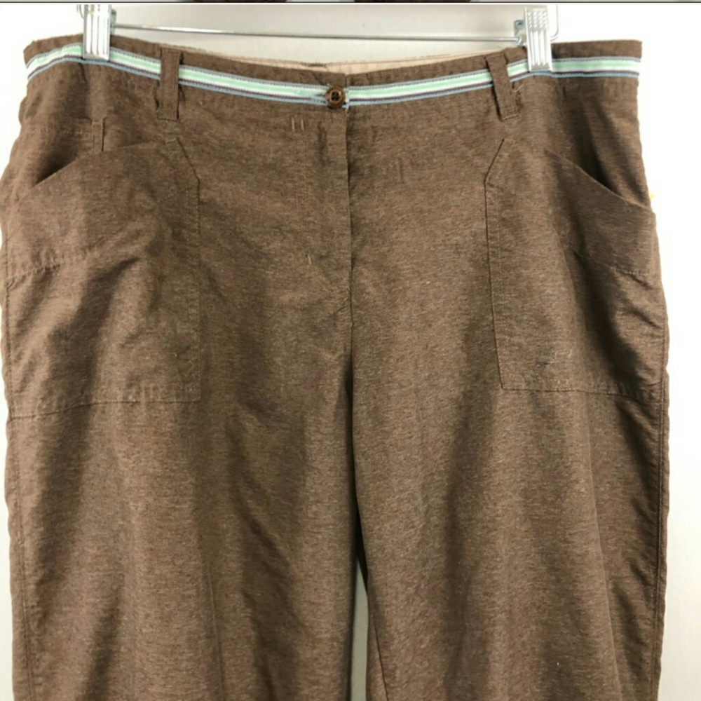 Adventura brown cargo pants/capri - Picture 4 of 7